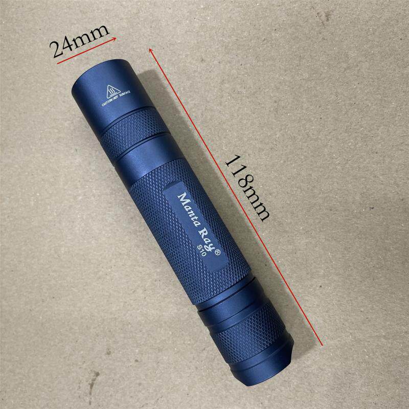 Small straight SST20 white light warm floodlight household outdoor 18650 rechargeable strong light flashlight aluminum alloy waterproof