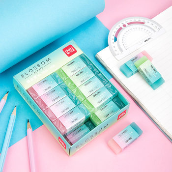 Deli 71081 Jelly Color Gradient Color Eraser Student's Clean No Marks Painting Eraser
