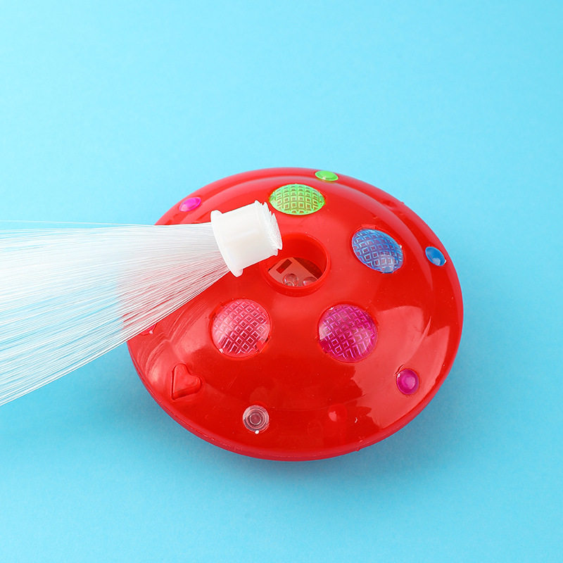 宝石底座光纤灯批发七彩闪光发光满天星地摊热销玩具家居节日装饰