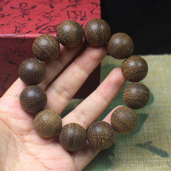 Agarwood Perfect 20mm Bracelet Old Type Abacus Bead Bracelet Chinese Style Buddhist Beads Rosary Bracelet