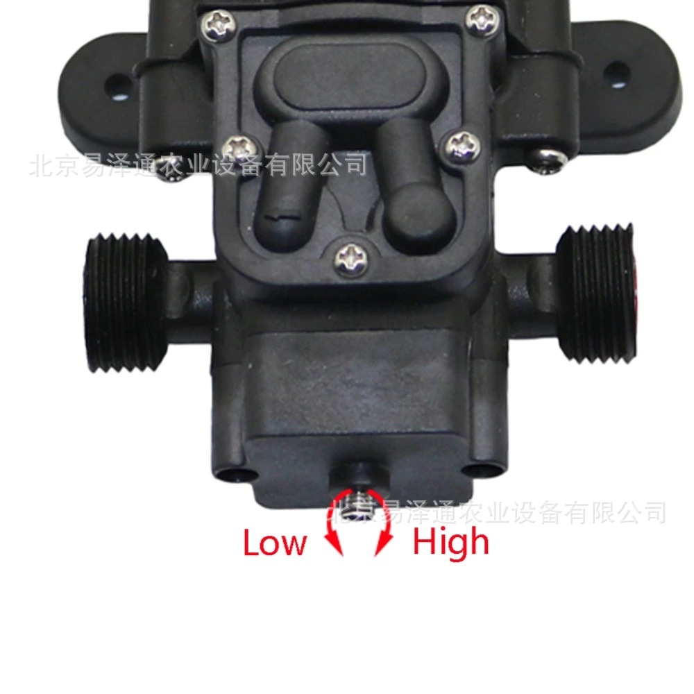 12v60w18mm外螺纹直流微隔膜水泵花园灌溉浇水自吸式增压器 - 图1