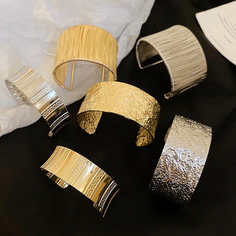 欧美跨境简约时尚手镯臂环小众冷淡风气质手环高级感百搭手饰批发