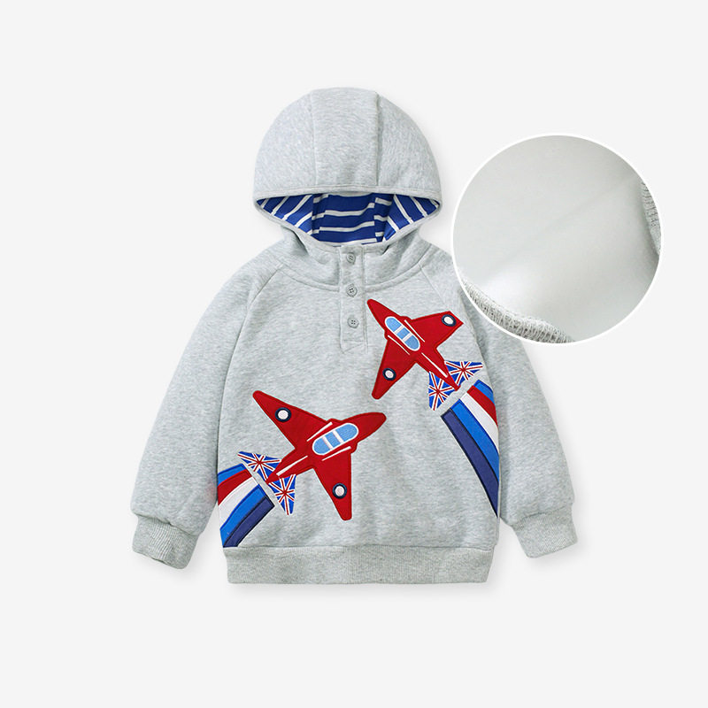 Winter Warm Kids' Jacket, [Style] Fleece-lined Hooded Kids' Clothing, Long-sleeve Boys' Hoodie