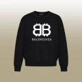 B1084 round neck black
