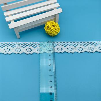Manufacturer Wholesale of Various 2.5cm Cotton Thread Wheel Lace, Pure Cotton Natural Color Cotton Edge Knitting Crafts at Low Prices