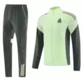 25 real madrid light green windbreaker suit