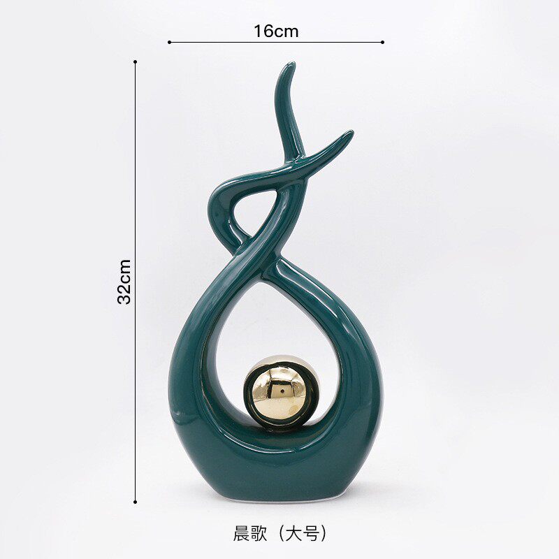 北欧欧式轻奢创意摆件家居饰品客厅电视柜酒柜装饰工艺品茶几摆设