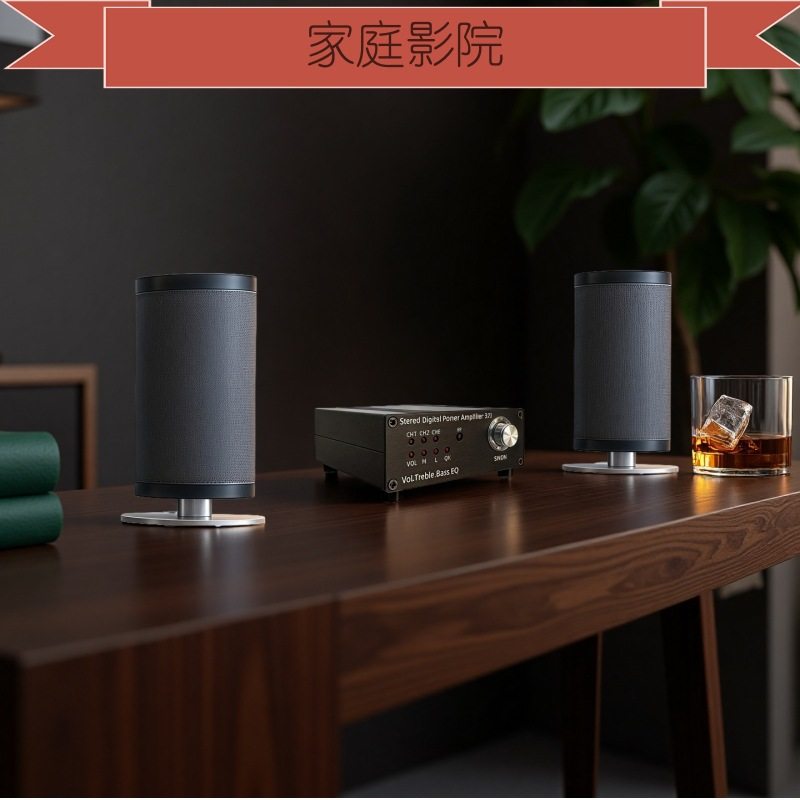 Tpa3116 Stereo Digital Power Amplifier Support Eq Mode High and Low Tone Settings 3-Way Rca Input Remote Control