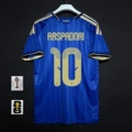 Italy home jersey, number 10 with captain's armband