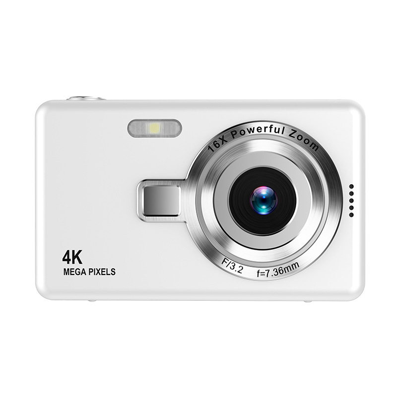 Cross-Border Ccd High-Definition 4K Pixel Digital Camera Student Entry-Level Mini Card Camera Video Shooting Camera