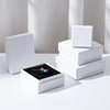 Textured High-End Jewelry Packaging Box Necklace Bracelet Ring Box Lid and Base Earring Bracelet Jewelry Storage Box