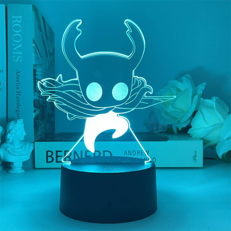 Usb Nightlight Hollow Knight Game Surrounding Boys Birthday Gift Bedroom Bedside Ornaments led Luminous 3D Light