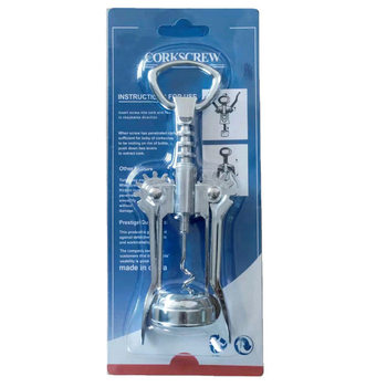 Red Wine Bottle Opener Wine Cap Opener Zinc Alloy Material Stainless Steel Spiral Wine Drill Kitchen Supplies Wine Set