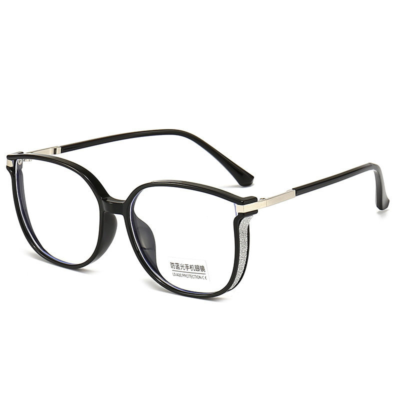 Anti-blue light myopia glasses TikTok same style popular online celebrity glasses frame plain beauty artifact student large frame glasses frame