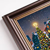 Galison Christmas Winter Lights Frame Puzzle Special Photo Frame 50.8X50.8 Square 500 Framed Picture Frame