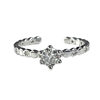 Korean Style Explosive Exquisite Simple Zircon Ring Women's Opening Adjustable Dieting Finger Ring Light Luxury Niche Simple Ring Ring Ring