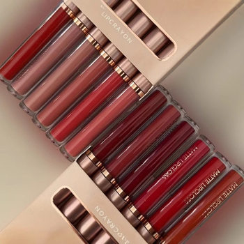 Amazon Cross-Border Popular Non-Stick Cup Lip Gloss Lip Glaze Set Matte Matte 6-Color Lipstick Set Export Wholesale