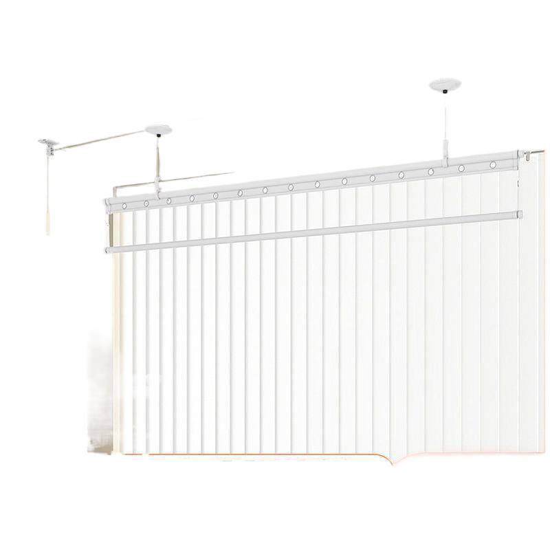 Up and down Folding Clothes Drying Rack Upgraded Hand-Cranked Adjustable Single-Pole Balcony Household Clothes Drying Rack Small Apartment Manual