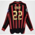 0607ac home long sleeve custom number 22 + champions league armband