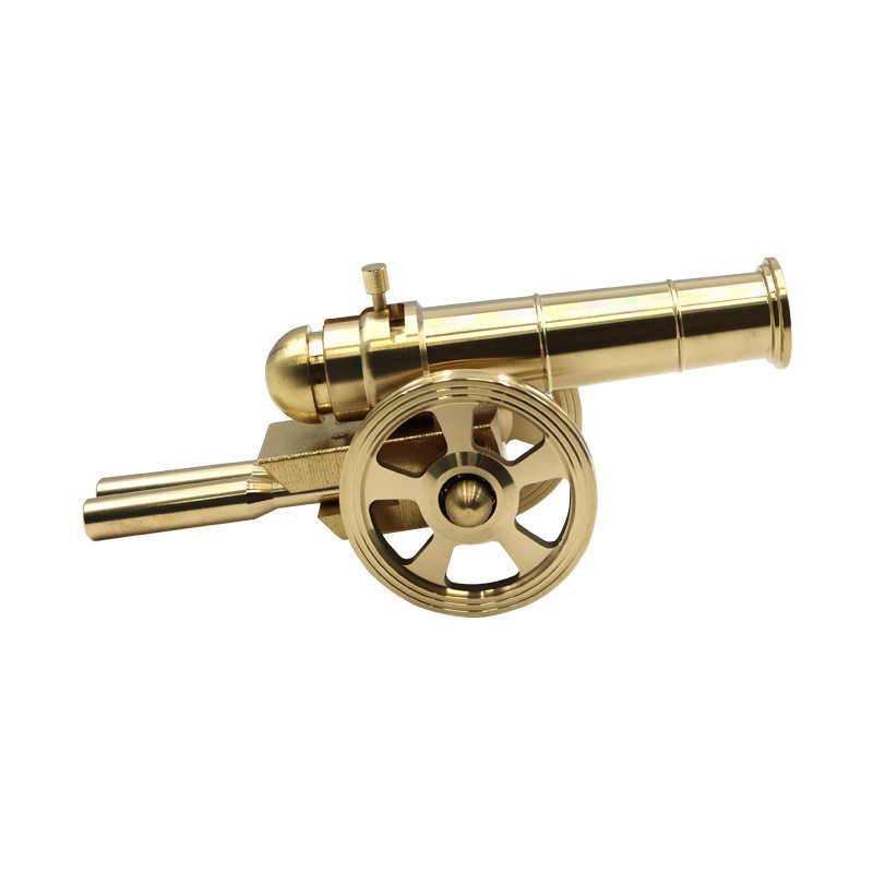 Brass Cannon Model Toy Bronze Ware Feng Shui Bronze Cannon Italian Cannon Hallway Ornaments Gift Opening Salute Gift