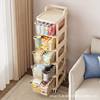 Small trolley storage rack floor ins style living room snack cabinet cosmetics storage cabinet baby supplies storage cabinet