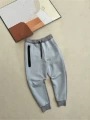 Gray and blue sweatpants