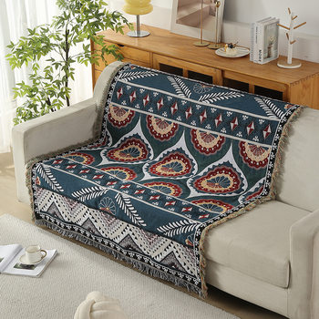 North American style blanket Navajo Tapestry sofa blanket multifunctional blanket Four Seasons thread blanket nap blanket one-piece delivery