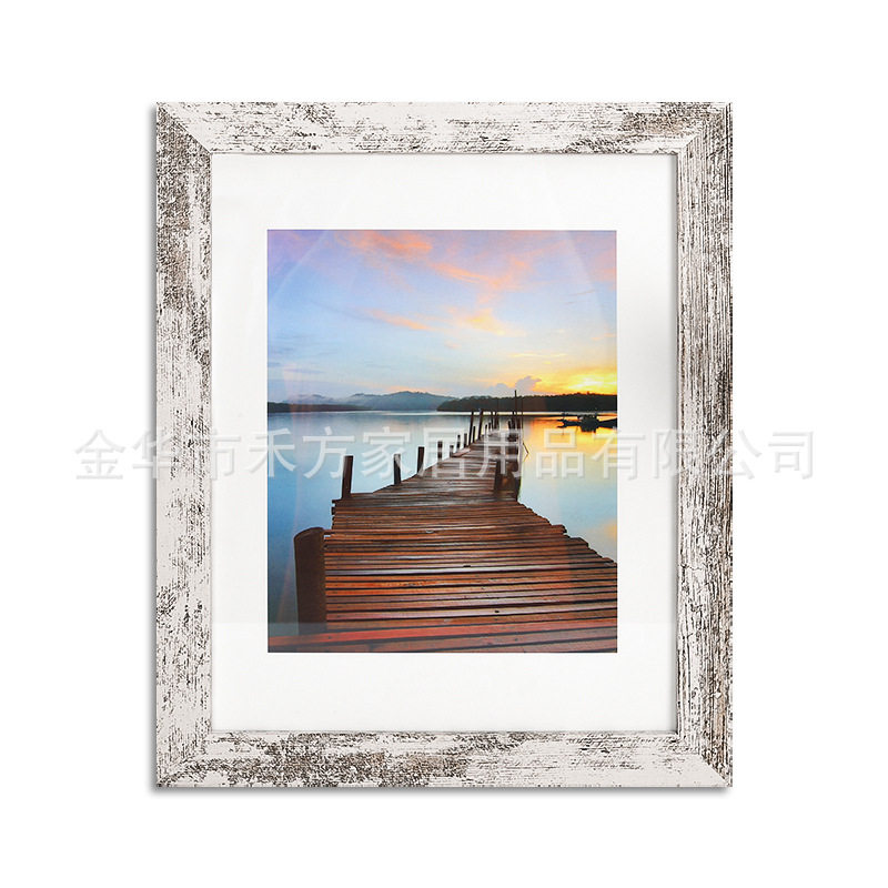 American country retro old table simple photo frame black and white photo frame decoration Phnom Penh picture frame small photo frame wholesale