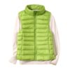 2024 Autumn and Winter New Thin Short Casual Fashion Stand Collar down Jacket Vest Women's Light down Liner