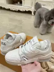 Trainer Sneakers for Men and Women, Couple Style, White Shoes, Fashionable Sports, Thick-Soled, Height-Increasing, Versatile, Casual for Couples