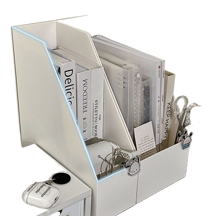 Book Stand File Rack Desktop Bookshelf Student Book Storage Box Desk Book Clip Storage Rack Desk Storage Rack