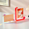 Cross-border L-shaped double-sided transparent acrylic table personalized photo photo frame high-level 6-inch 7-inch luxury pendulum