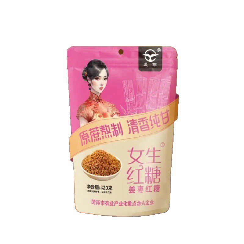 Traditional Handmade Brown Sugar 320g, Old-Fashioned Brown Sugar Ginger Tea for Menstrual Issues, Cold Body, and Poor Circulation, Suitable for Light Menstrual Flow