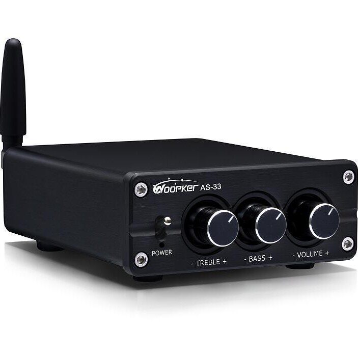 Woopker New As-33 Amplifier Pta3116 100W*2 Dual-Channel Bluetooth 5.0 Audio Amplifier