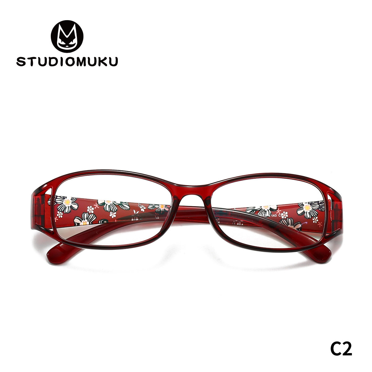STUDIOMUKU wooden cool glasses instant cross-border reading glasses oval comfortable glasses frame glasses frame