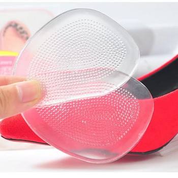 Silicone front half pad anti-pain non-slip front palm pad PU half size pad particle massage shock-absorbing high heel shoes half size pad GEL