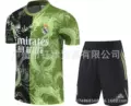 2526 short sleeve real madrid black and green