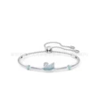 Gradient blue swan white gold bracelet