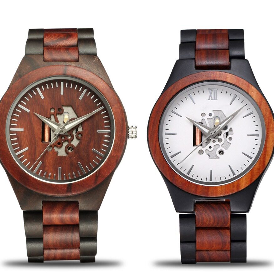 Manufacturer Supplies Wooden Watches, Simple Cut Out Watches, Business Men's and Women's Quartz Watches, Fashionable Woodwatch