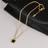 L241 Wholesale Necklace for Women Summer Clavicle Chain New Stainless Steel Simple Designer Black Pendant
