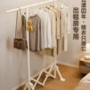 Indoor Foldable Clothes Drying Rack, Bedroom Floor-Standing Clothes Drying Rod, One Retractable Clothes Drying Rod, Small Apartment Bay Window