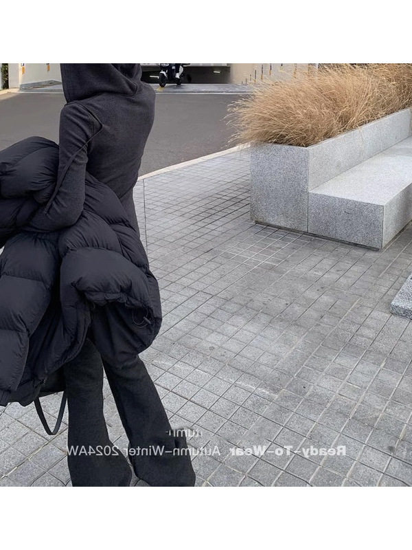 SUN11 Knitted Casual suit Women's Autumn Hooded Pullover Sweater Slight Slim Flared Pants Two-piece Set