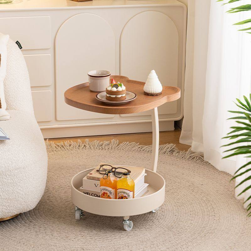 Cream Sofa Living Room Coffee Table Mobile Small Table Home Modern Simple Creative Side Shelf Bedside Table