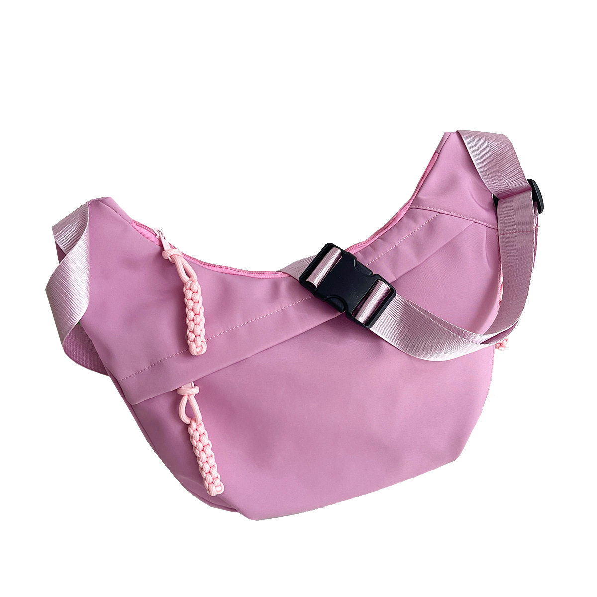 Korean Style Oxford Cloth Bag Women's 2024 New Fashion Dumpling Bag Shoulder Bag Large Capacity Crossbody Class Commuter Bag