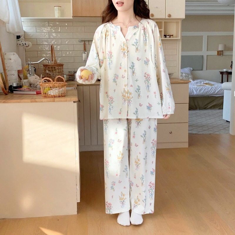 Xiyue 2025 Spring and Autumn Wholesale Imitation Cotton Nursing Maternity Clothes New Style with Breast Pads for Pregnant Women and Breastfeeding Mothers