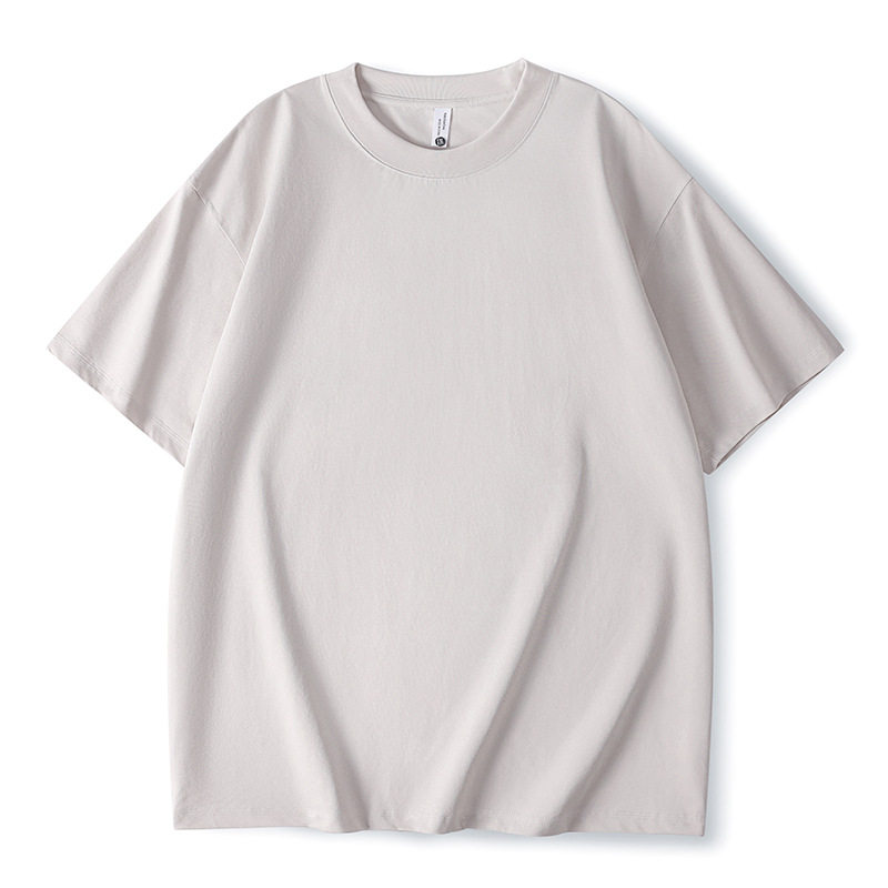 260g T-shirt Heavy short-sleeved T-shirt solid color bottoming shirt trendy brand cool half-sleeve