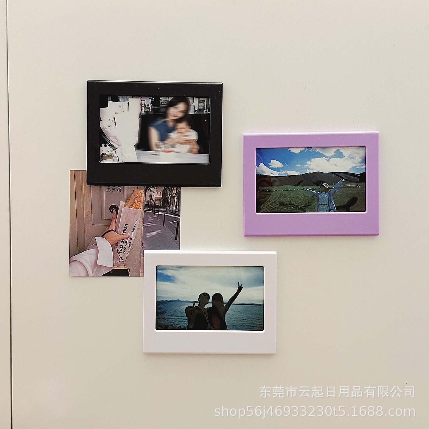 Wide Format Polaroid Refrigerator Magnet Magnetic Photo Frame Cut Out Wide Square I-Type600 Photo Paper Mini Photo Now