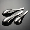 En 316 Stainless Steel Chinese Style Spoon Multi-Size Household Spoon Baby Soup Spoon Mother and Infant Feeding Spoon Gift
