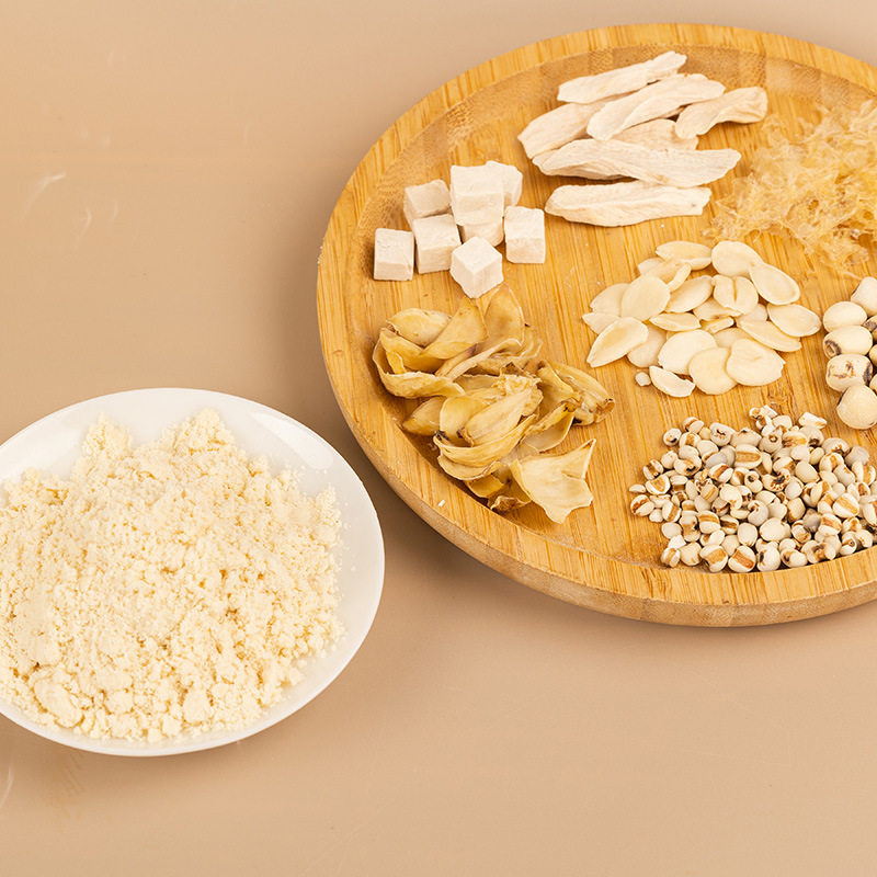 Almond Qibai Powder Drink Almond Lotus Seed Lily Powder Meal Replacement Powder Oem Almond Powder Milkshake Light Meal Replacement Porridge