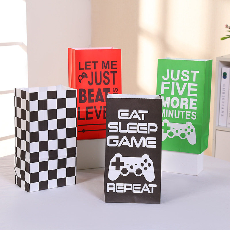 In stock self-owned brand Kraft Paper Bag Party party gift gift bag candy bag factory wholesale customization